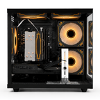 Prebuilt Gaming PC Desktop, Ryzen 7 4700LE (8Core 16Threads), RTX3050 8G | 16G DDR4 RAM | 512G SSD | WiFi 6 | Gamers Computers Tower for Gaming, Streaming, Editing, Home & Office