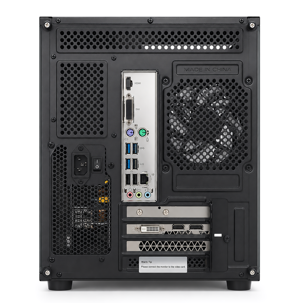 Prebuilt Gaming PC Desktop, Ryzen 7 4700LE (8Core 16Threads), RTX3050 8G | 16G DDR4 RAM | 512G SSD | WiFi 6 | Gamers Computers Tower for Gaming, Streaming, Editing, Home & Office