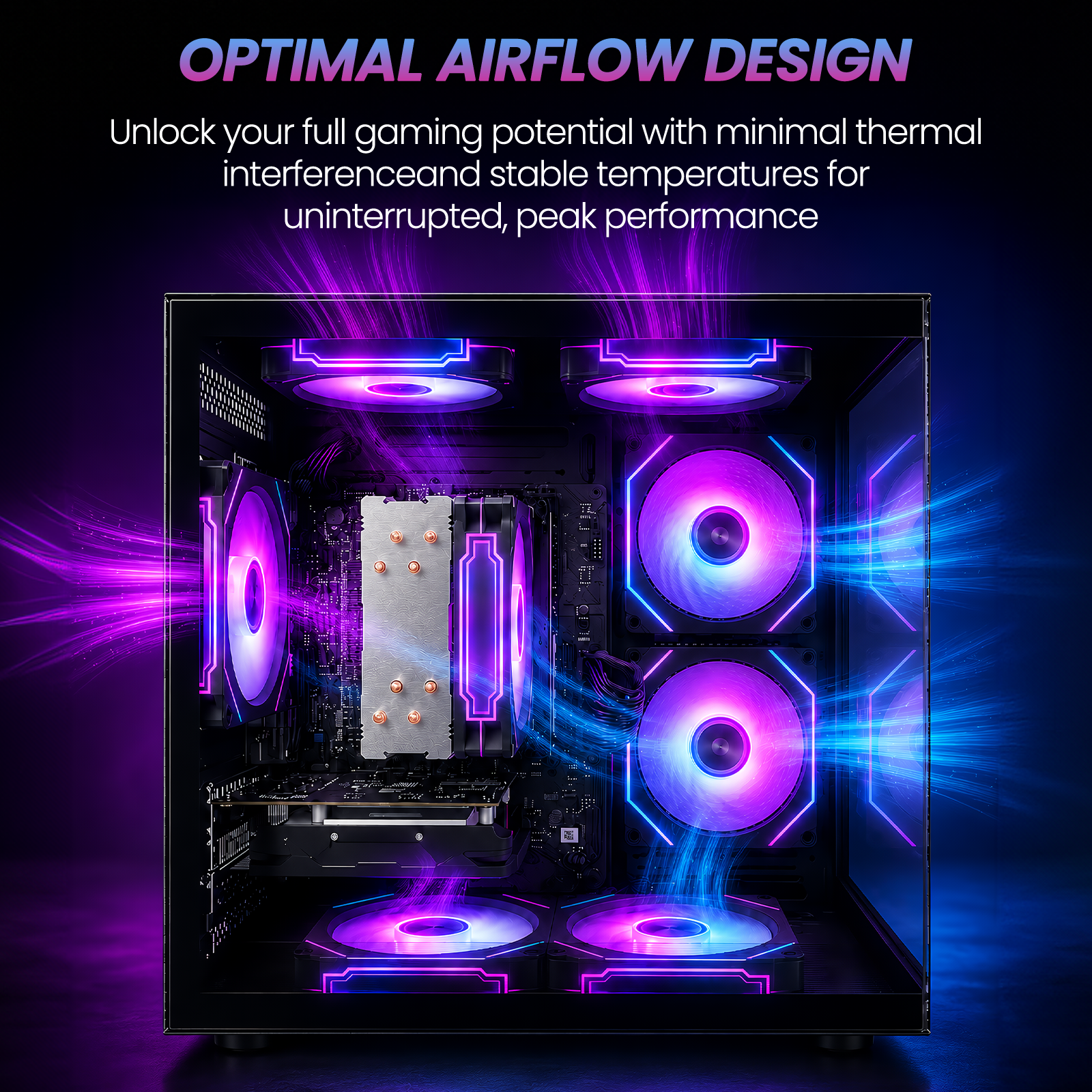Prebuilt Gaming Desktop PC，Ryzen 5 4500(6Core-3.6G Up to 4.1G) 16GB DDR4 RAM | 256GB SSD| RX560 4G GPU | Wi-Fi 6 | 8 RGB Fans,for Home Office Gaming Tower Computer