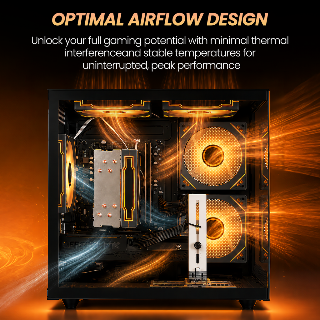 Prebuilt Gaming PC Desktop, Ryzen 7 4700LE (8Core 16Threads), RTX3050 8G | 16G DDR4 RAM | 512G SSD | WiFi 6 | Gamers Computers Tower for Gaming, Streaming, Editing, Home & Office