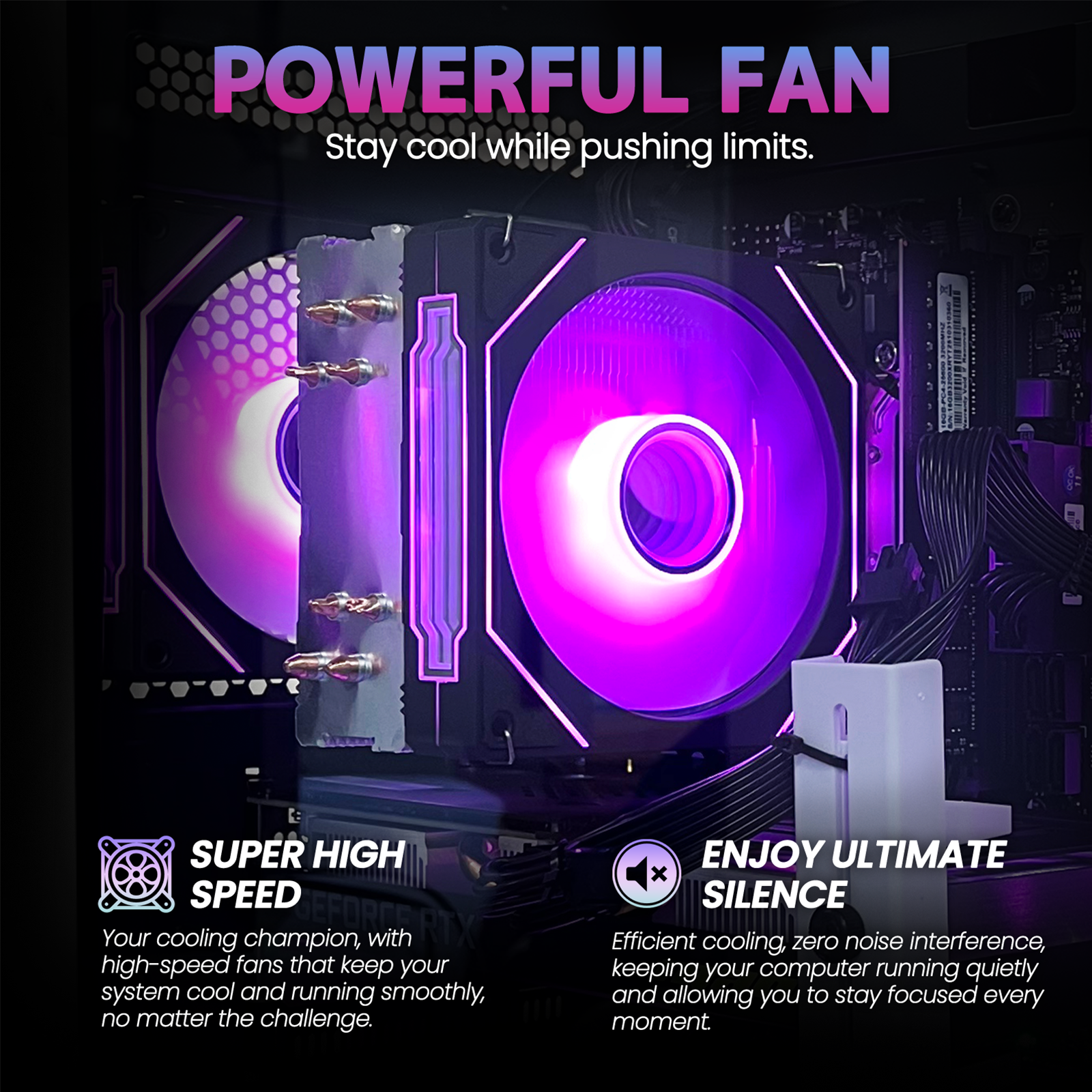 Prebuilt Gaming Desktop PC，Ryzen 5 4500(6Core-3.6G Up to 4.1G) 16GB DDR4 RAM | 256GB SSD| RX560 4G GPU | Wi-Fi 6 | 8 RGB Fans,for Home Office Gaming Tower Computer