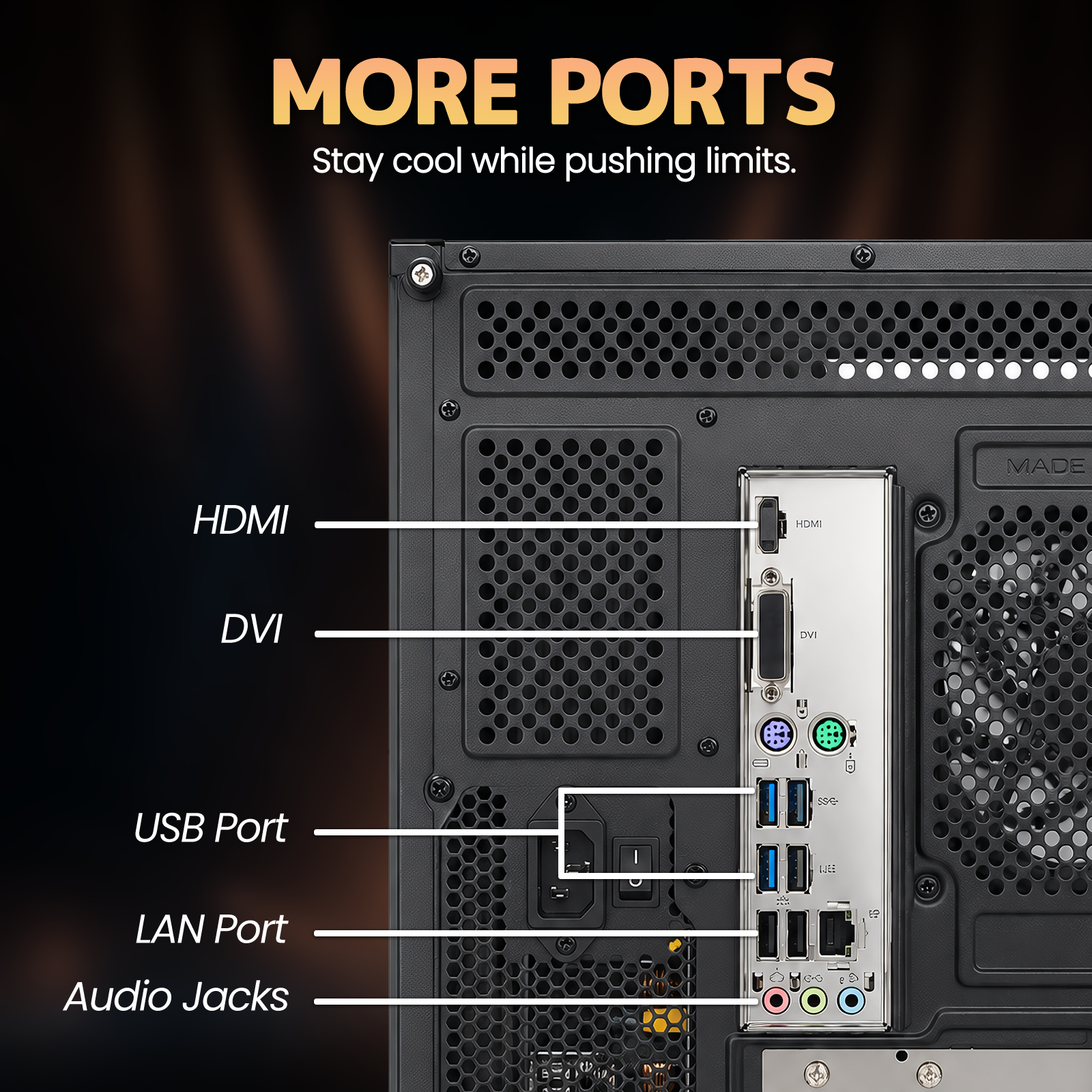 Prebuilt Gaming PC Desktop, Ryzen 7 4700LE (8Core 16Threads), RTX3050 8G | 16G DDR4 RAM | 512G SSD | WiFi 6 | Gamers Computers Tower for Gaming, Streaming, Editing, Home & Office