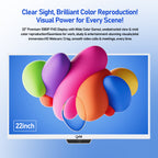 Qehi 22" All-in-One PC AIO Desktop Computer Core I5 Wi-Fi6 Gaming All in One Business (I5-16G-256G)