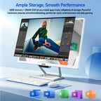 Qehi 22" All-in-One PC AIO Desktop Computer Core I5 Wi-Fi6 Gaming All in One Business (I5-16G-256G)