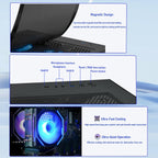 Prebuilt Black RGB Gaming PC Desktop | Ryzen 5, 16GB RAM, 512GB SSD, RX 560 4GB